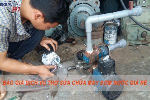 Báo giá dịch vụ thợ sửa chữa máy bơm nước tại quận 2 giá rẻ