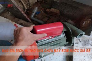 Báo giá dịch vụ thợ sửa chữa máy bơm nước tại Tân Phú giá rẻ